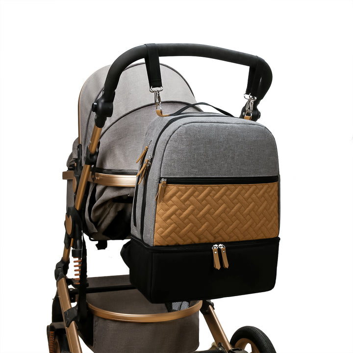 Backpack with Floral Pattern and Separate Compartment Stornfield