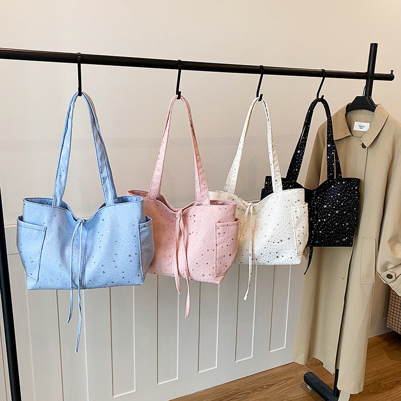 WoStar-Patterned Canvas Tote Bag Stornfield