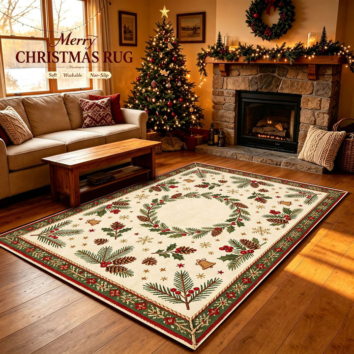 Festive Christmas Area Rug