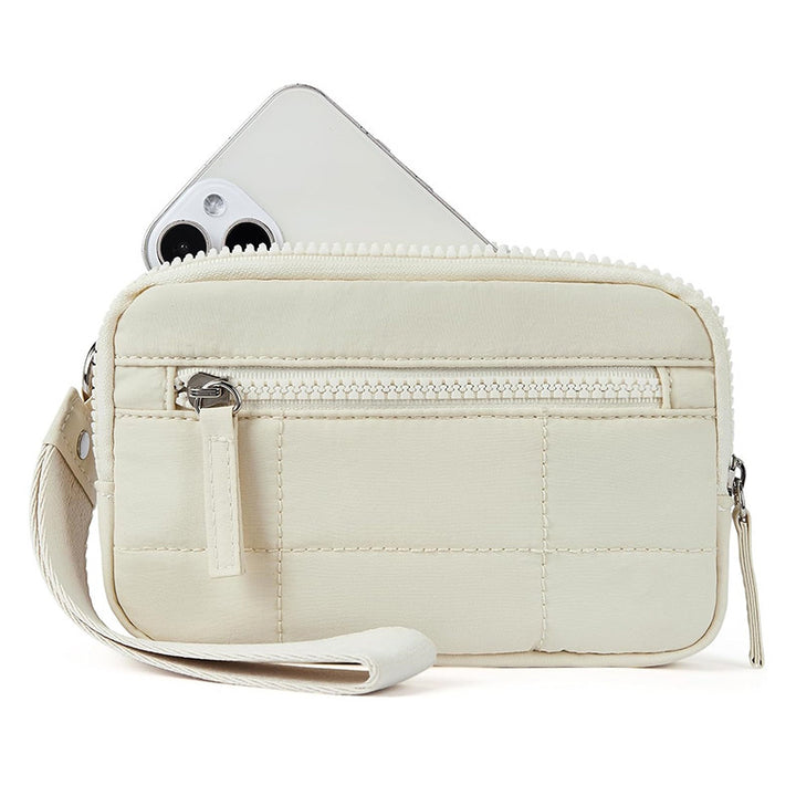 Practical wrist bag with zipper pockets Stornfield