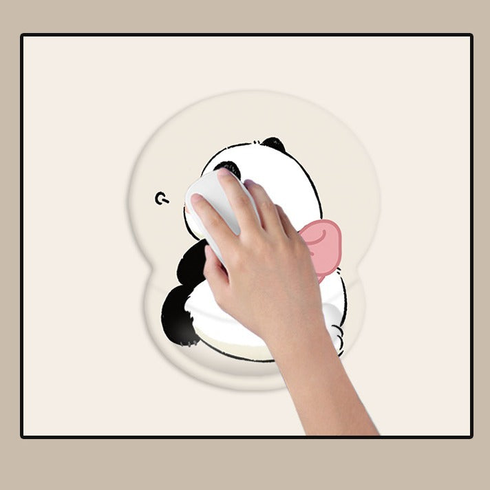 Cute Panda-Themed Mouse Wrist Pad