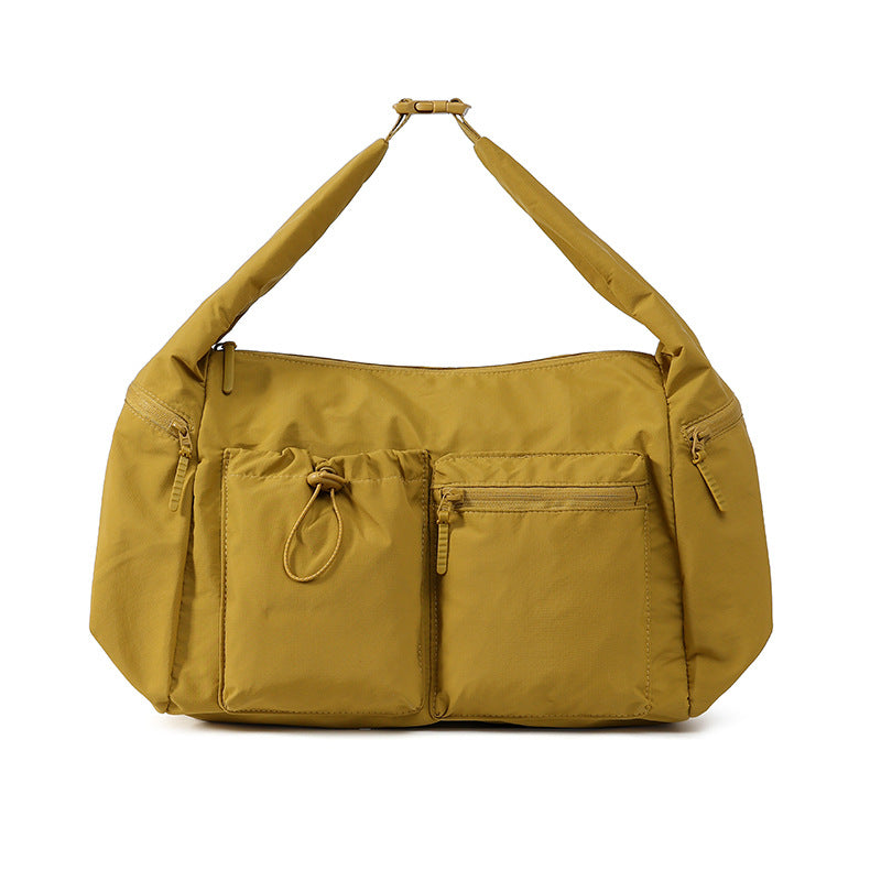 Spacious Multi-Pocket Utility Shoulder Bag