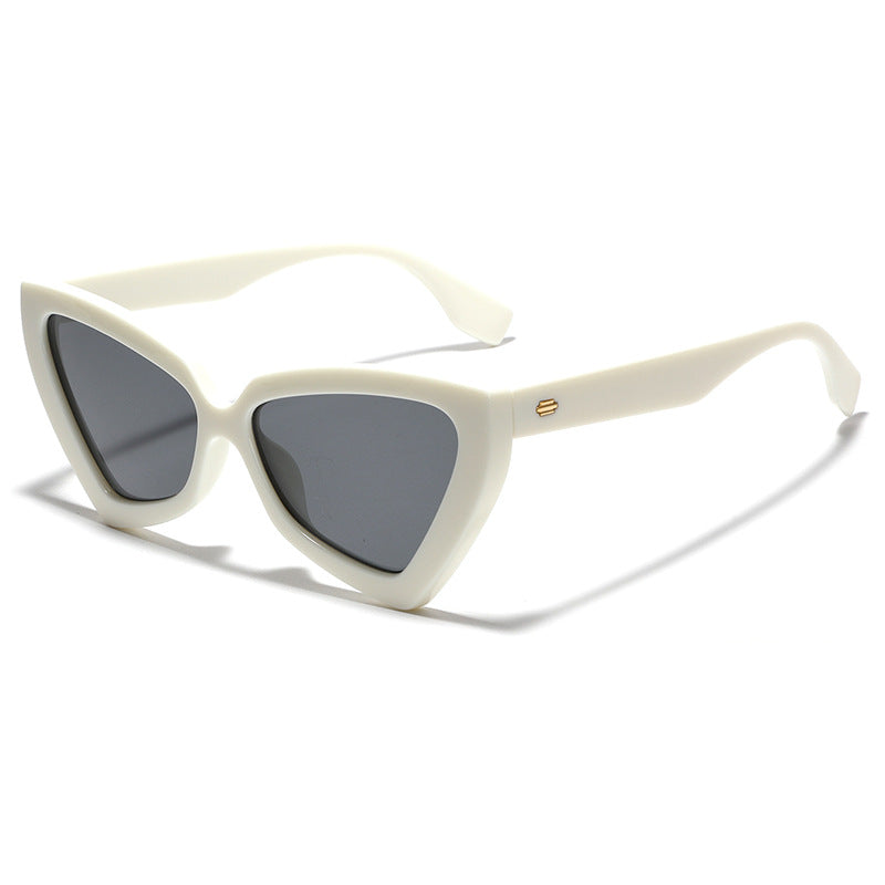 Women's Cat-Eye Sunglasses with Mirrored Lenses and Sturdy Frame Stornfield