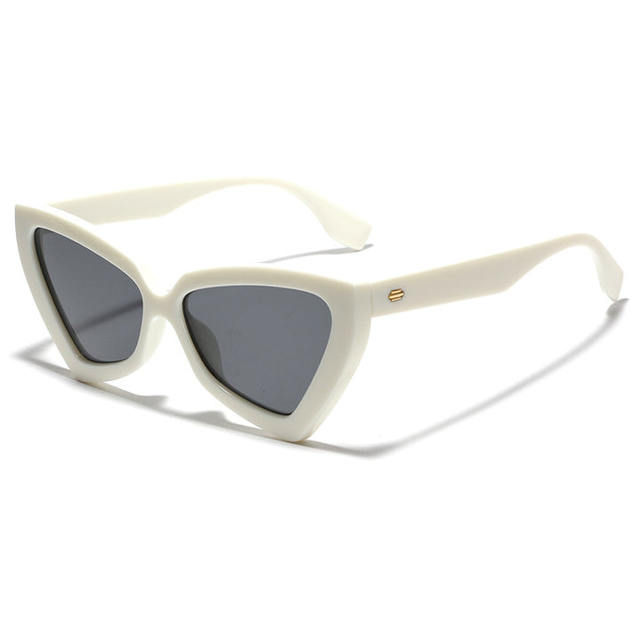 Women's Cat-Eye Sunglasses with Mirrored Lenses and Sturdy Frame Stornfield