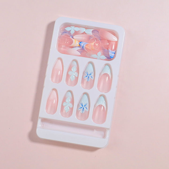 Premium Press-On Nail Set with Decorative Accents Stornfield
