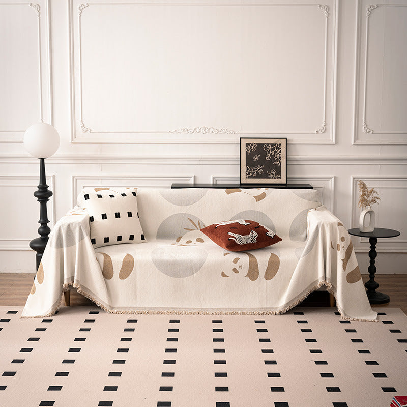 Artistic Geometric Pattern Throw Blanket