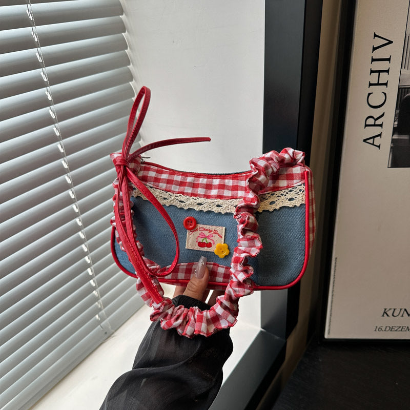 Retro Gingham Mini Crossbody Bag Stornfield