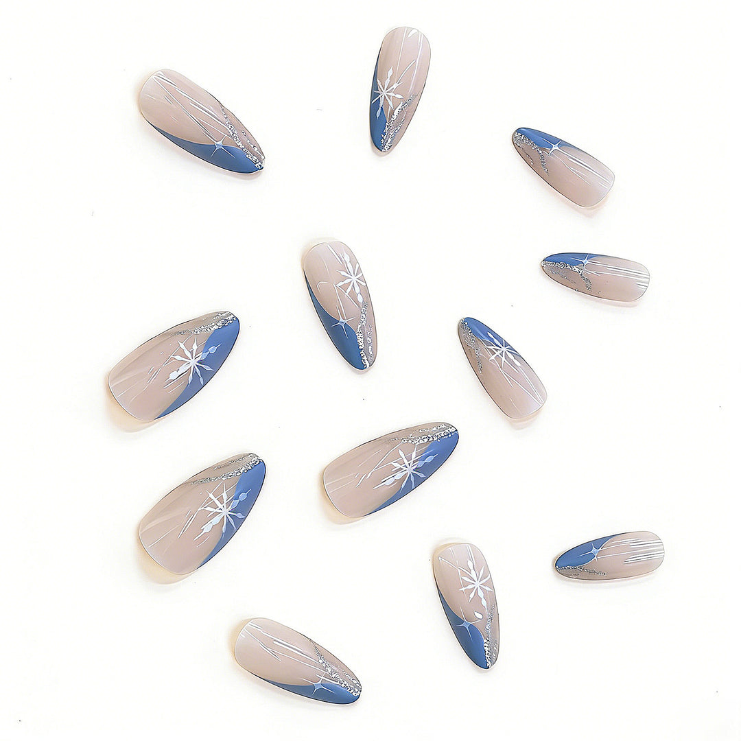 Artistic Floral Design Press-On Nails Stornfield