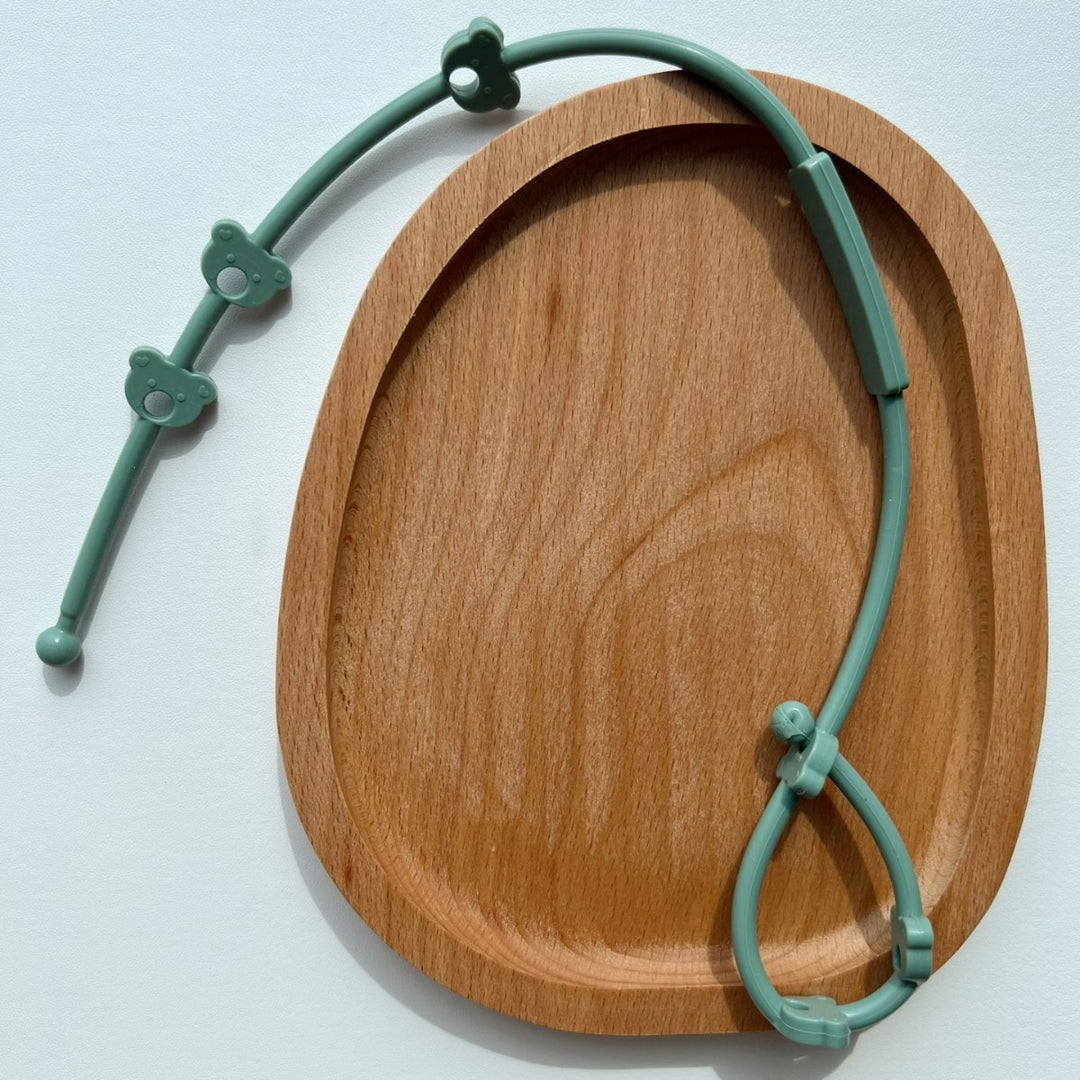 Multi-Purpose Beaded Safety Cord with Teddy Snap and Quick-Release Clip
