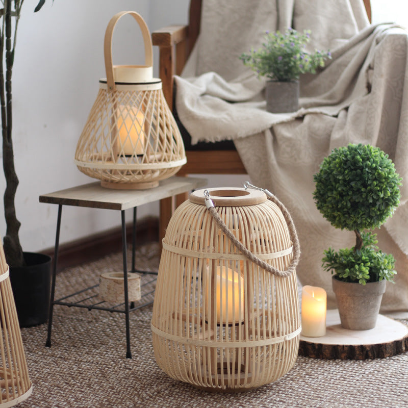 Stylish Rattan Lantern Stornfield