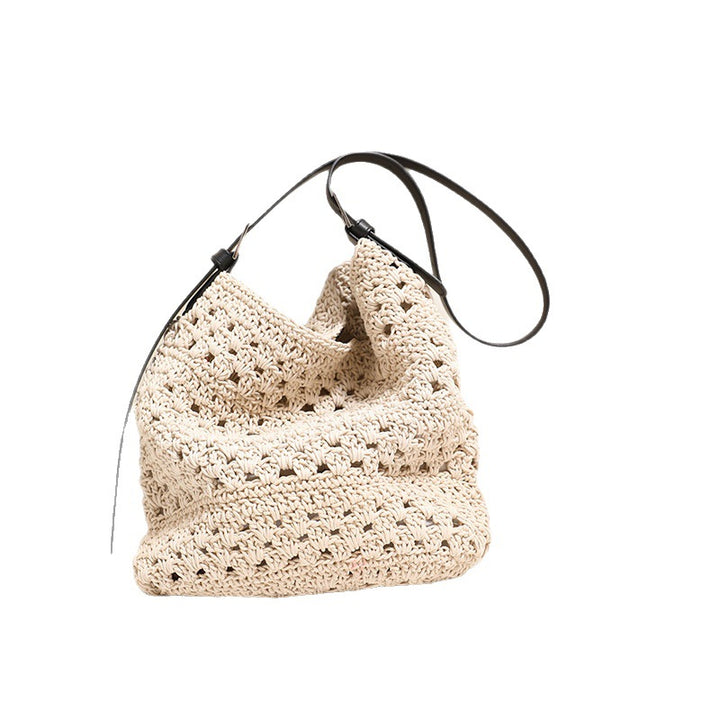 Crocheted shoulder bag with stable straps Stornfield