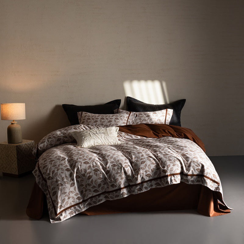 Reversible Paisley-Medallion Cotton Sateen Duvet Cover Set