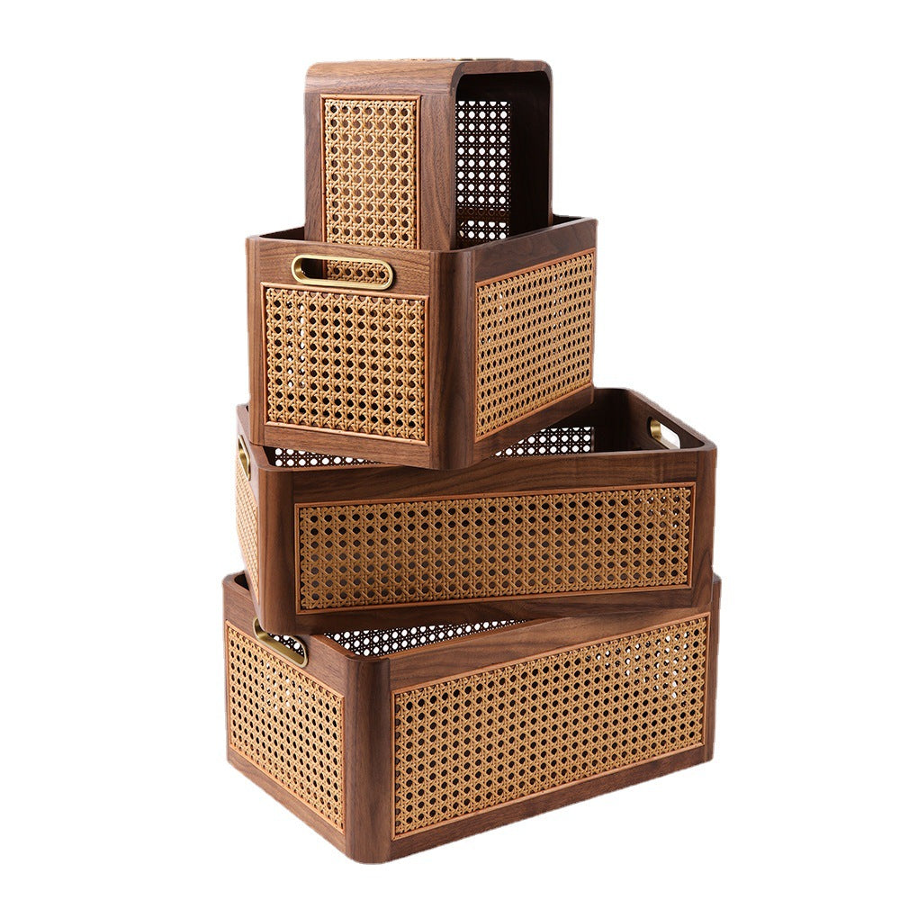 Artisan Handwoven Storage Crate Stornfield