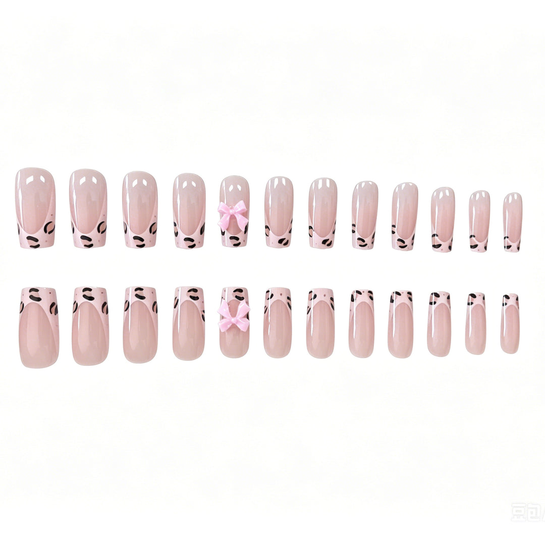 Decadent Floral Bow Nail Art Enhancements Stornfield