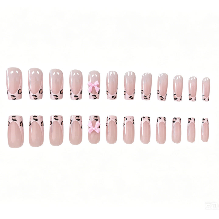Decadent Floral Bow Nail Art Enhancements Stornfield