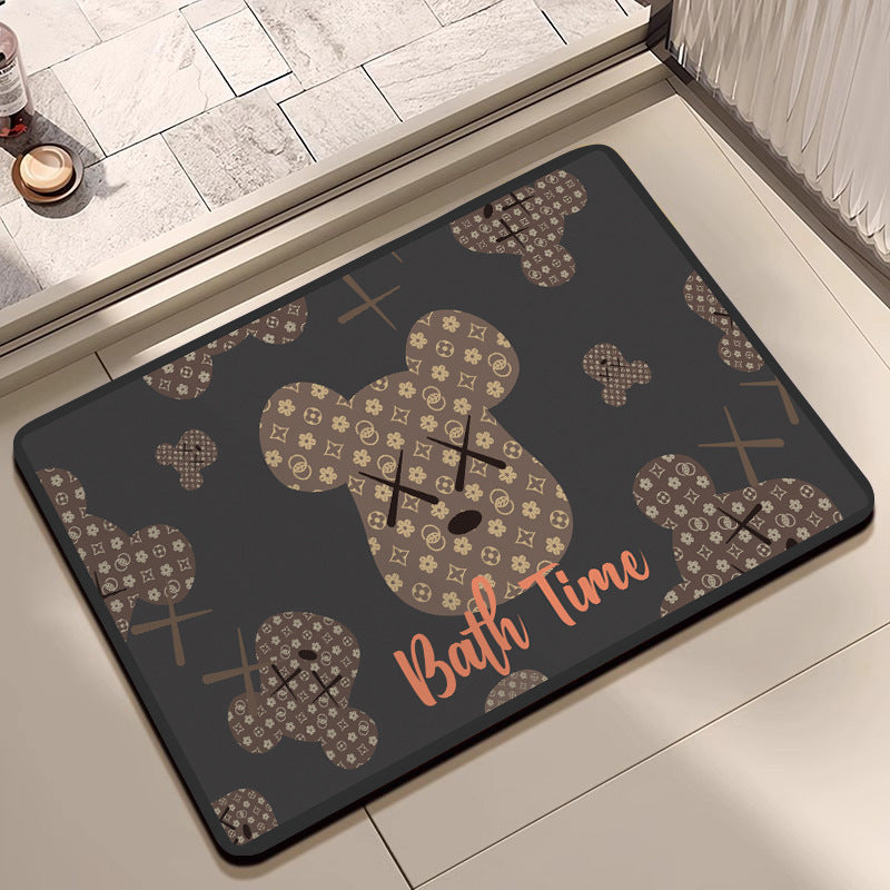 Cute Cartoon-Themed Bath Mat Stornfield