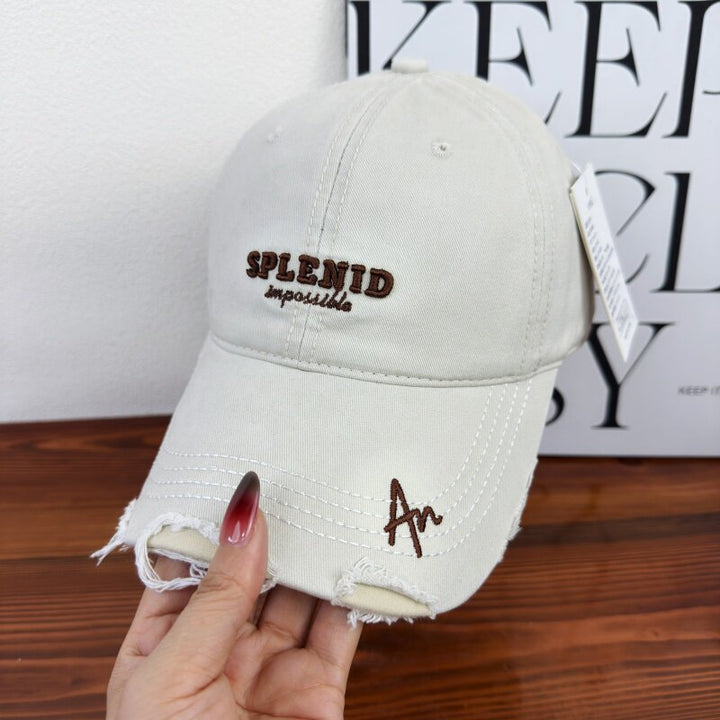 Women's Distressed Graphic Baseball Cap Stornfield