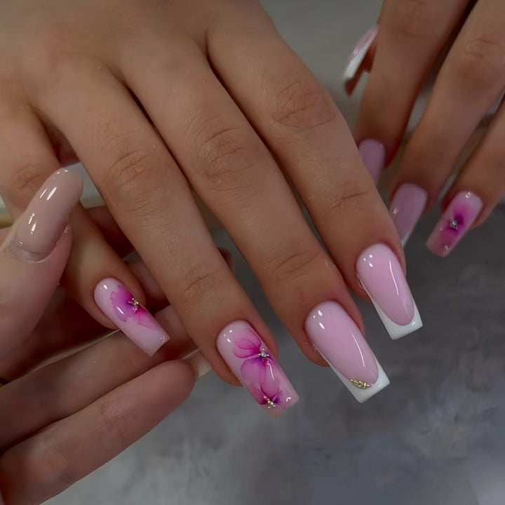 Floral Art Press-On Nail Set Stornfield