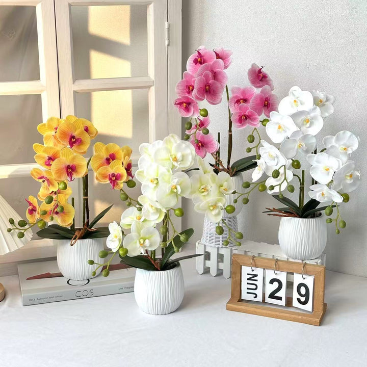 Realistic Orchid Floral Arrangement
