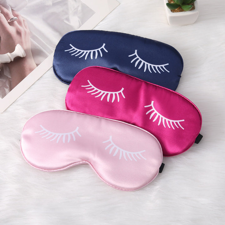 Women's nano silk eye mask with soft padded interior lining and elastic headband Stornfield