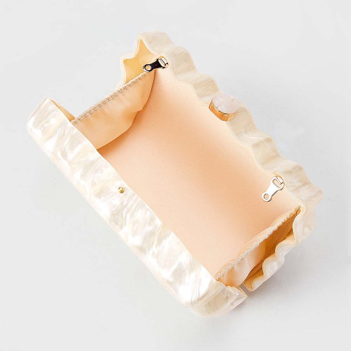 Pearlescent Acrylic Evening Handbag