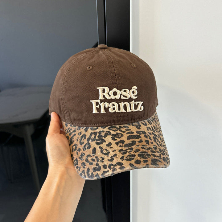 Women's Distressed Leopard Print Baseball Cap Stornfield