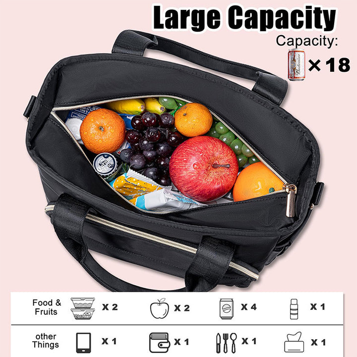 Elegant and Spacious Shoulder Bag with Woven Design Stornfield