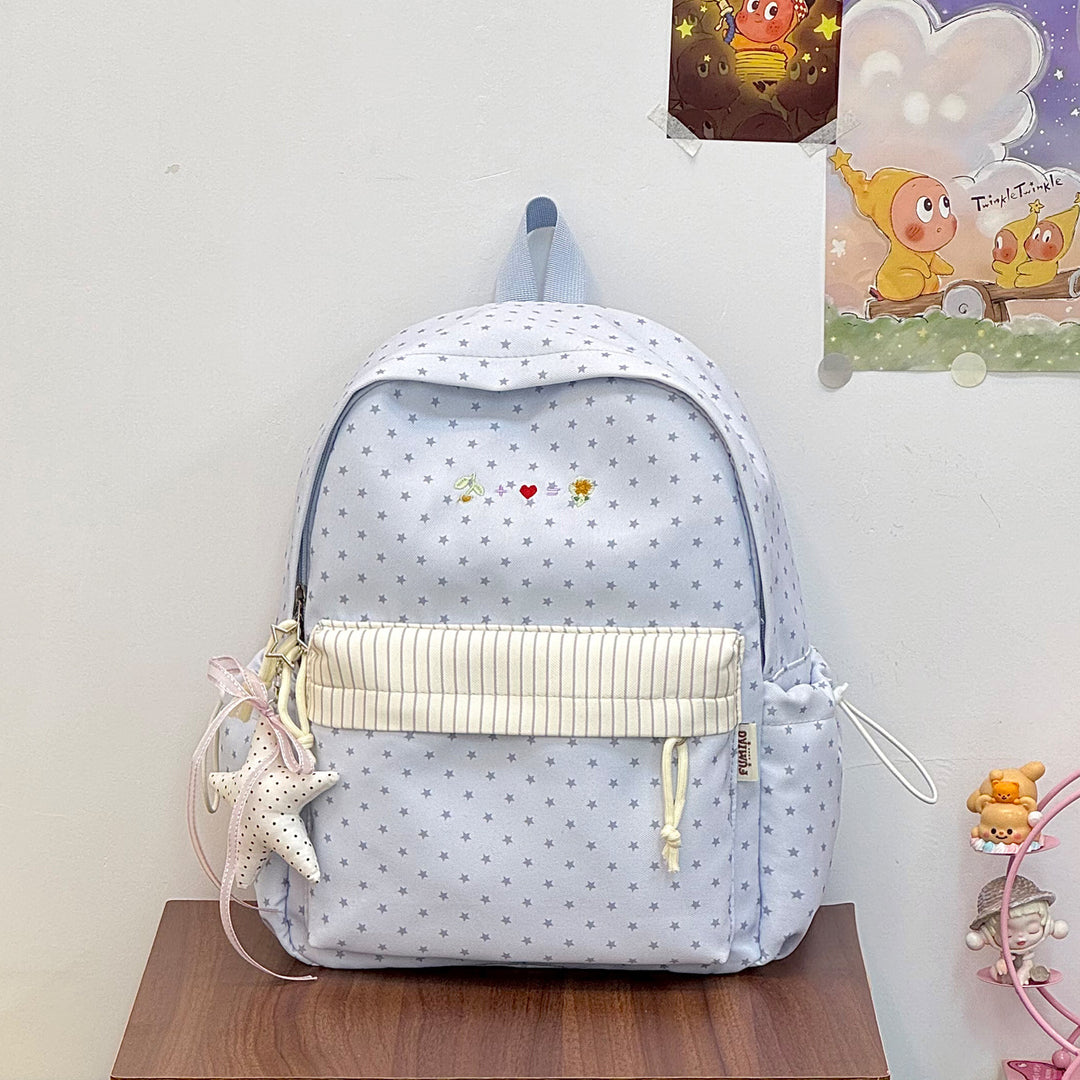 Casual Star-Printed Backpack Stornfield