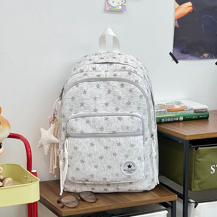 Star-Embellished Casual Backpack Stornfield
