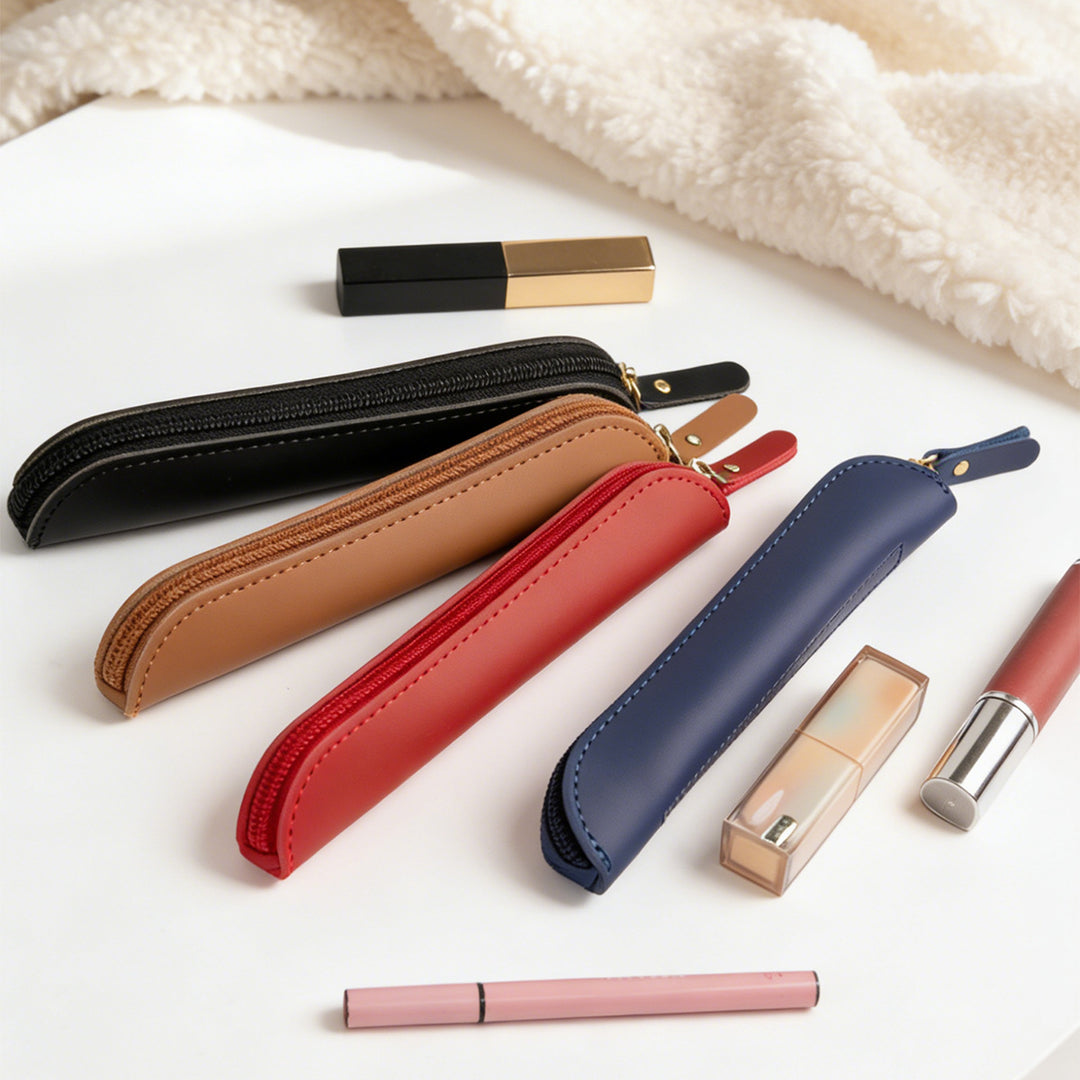 Elegant Leather Pencil Pouch Stornfield