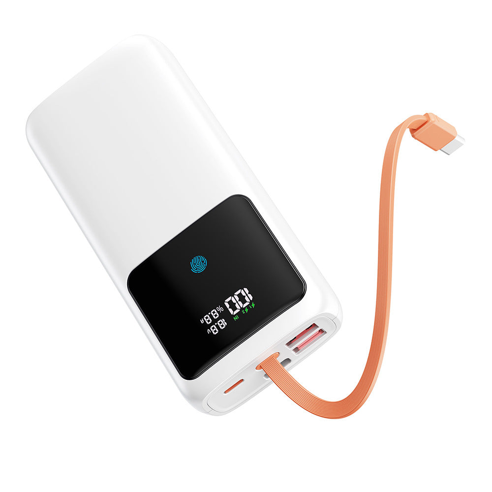 Power bank with integrated LED display and intelligent fast charging port Stornfield