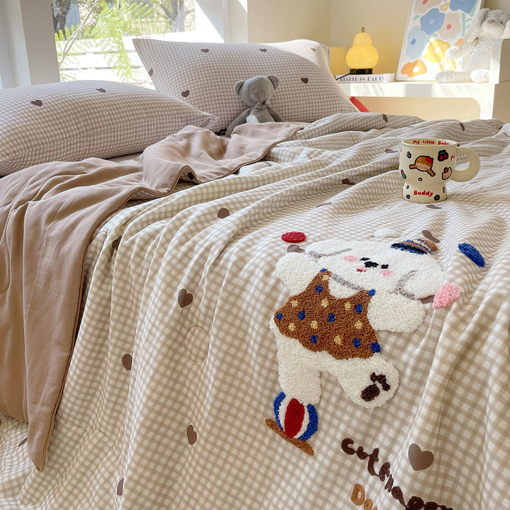 Women's cuddly blanket with cute bear design Stornfield