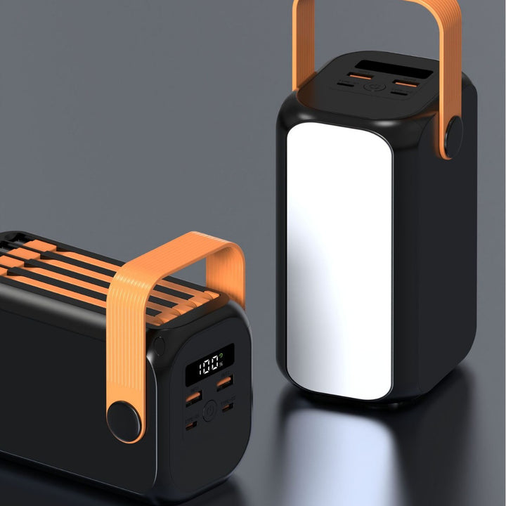 Portable power bank with multifunctional charging port and integrated carrying handle Stornfield