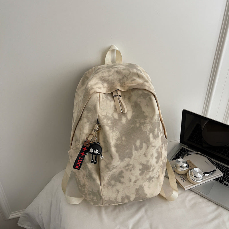 Fashionable backpack with practical design and decorative pendant Stornfield