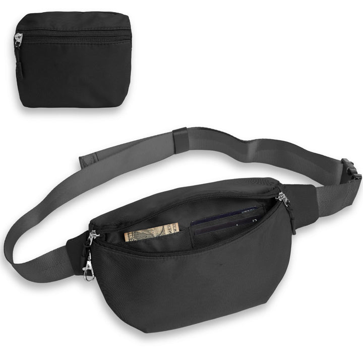 Unisex practical waist bag with multiple compartments Stornfield