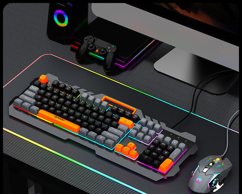 High-Performance Gaming Keyboard with Illuminated Keycaps Stornfield