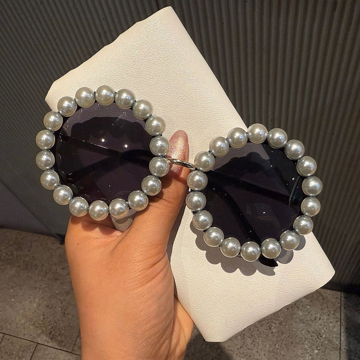 Women's elegant vintage sunglasses with pearl embellishment Stornfield