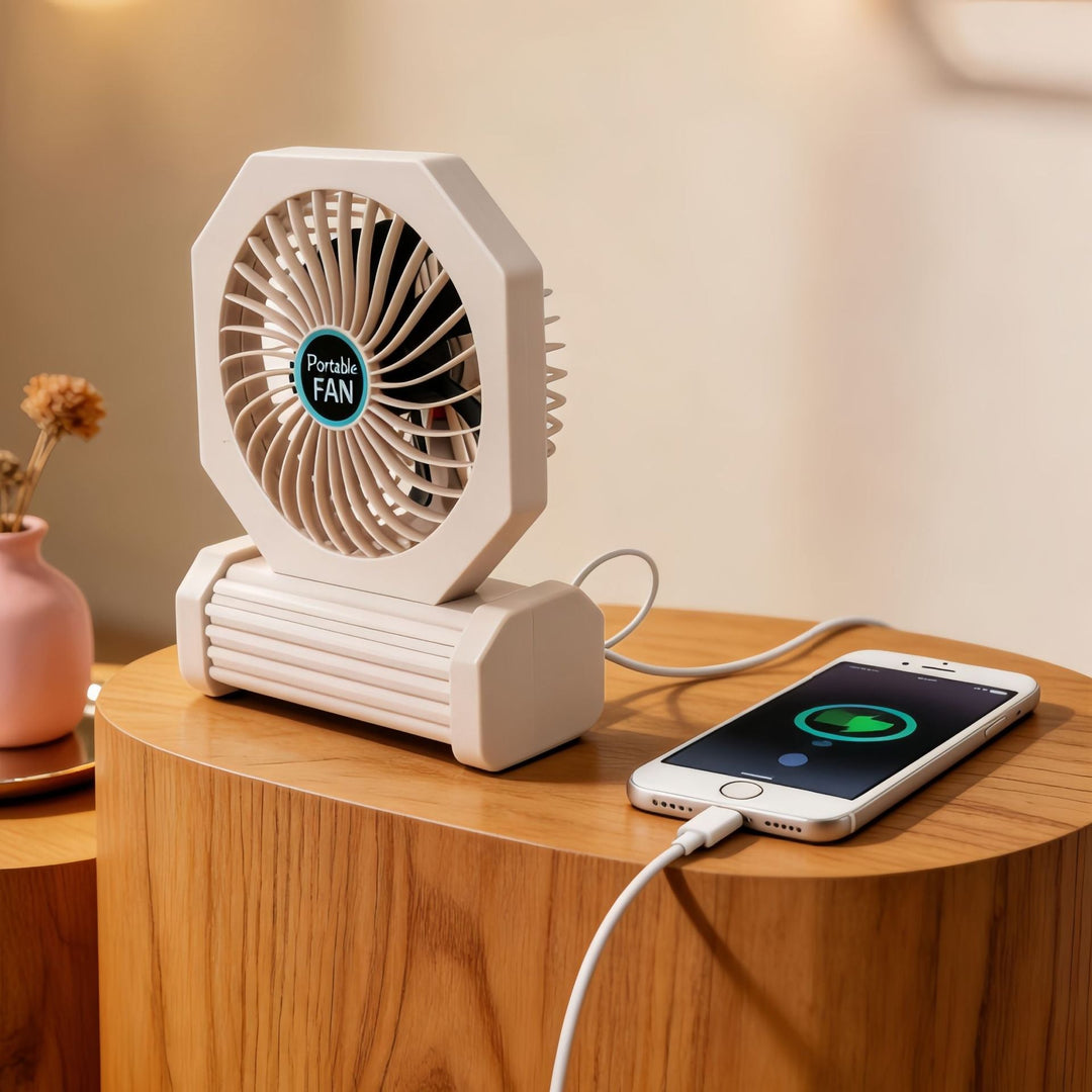 Women's Portable Table Fan with USB Connection Stornfield
