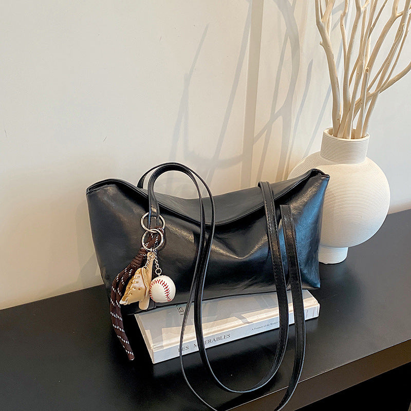 Sleek Minimalist Leather Tote