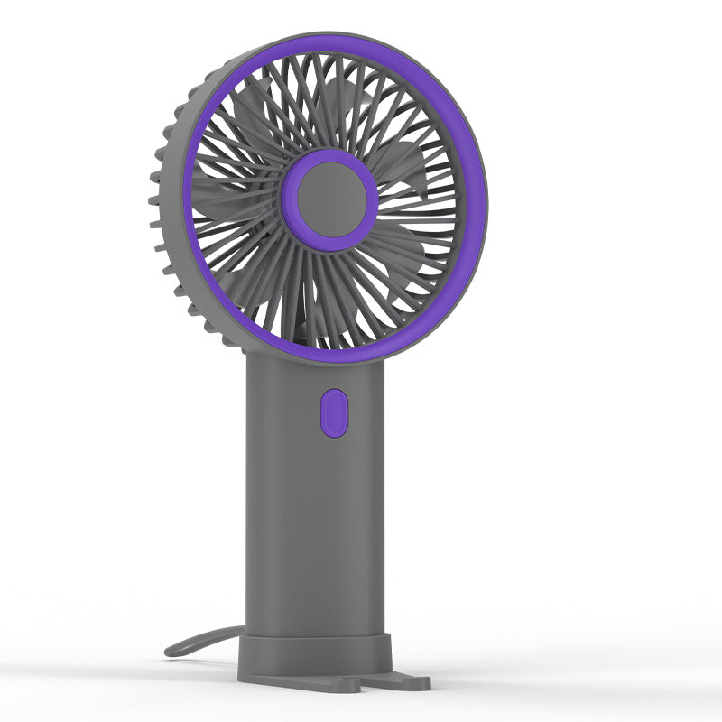Women's Portable Hand Fan with Flexible Holder Stornfield