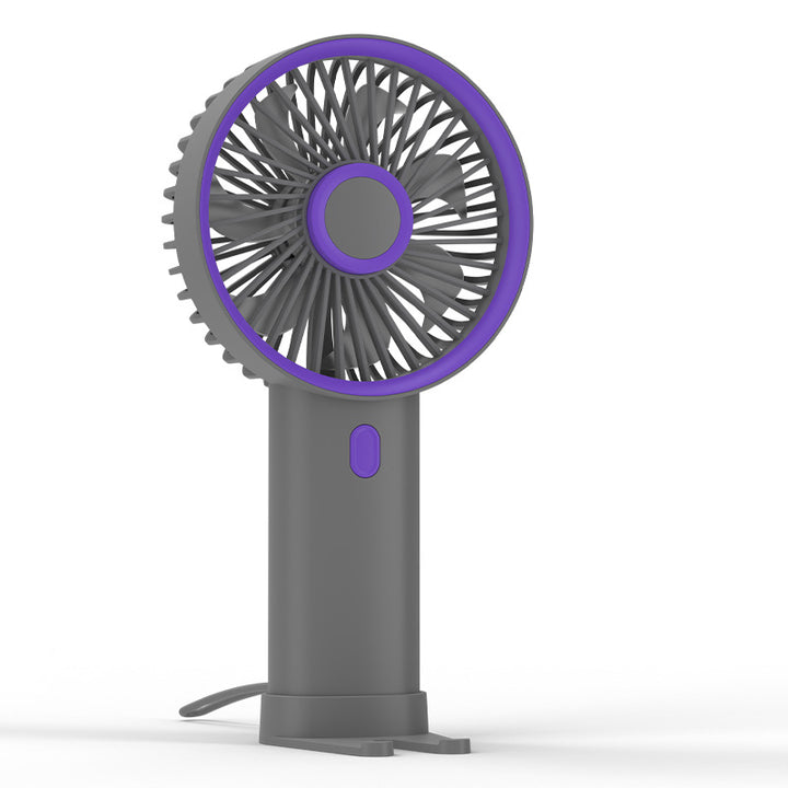 Women's Portable Hand Fan with Flexible Holder Stornfield