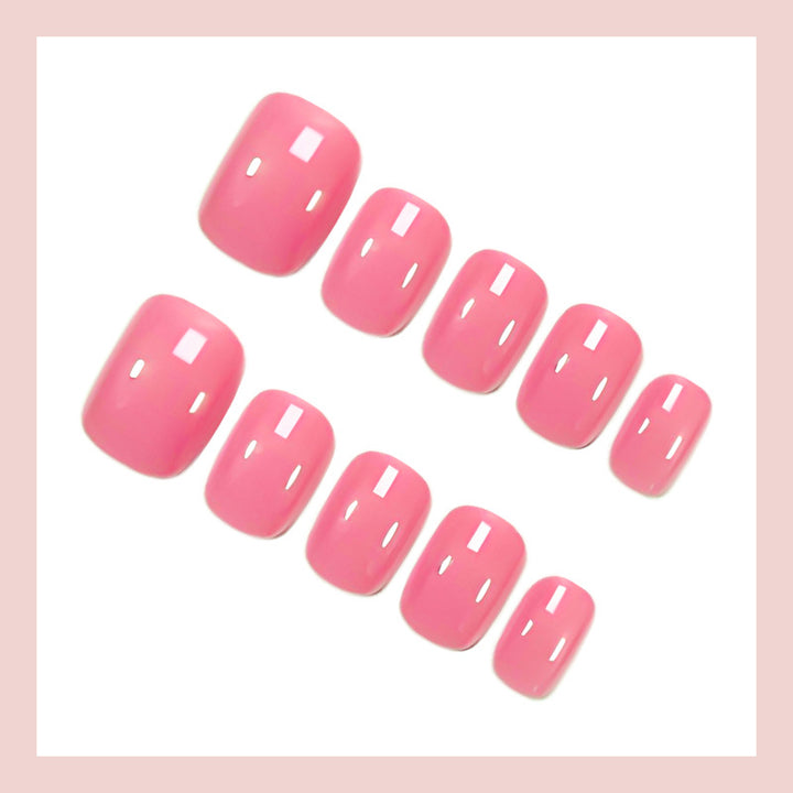 Artificial Nail Set with Elegant High-Gloss Finish Stornfield