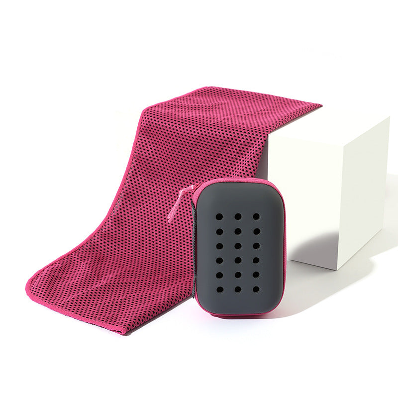 Ladies Cooling Microfiber Towel with Storage Case Stornfield