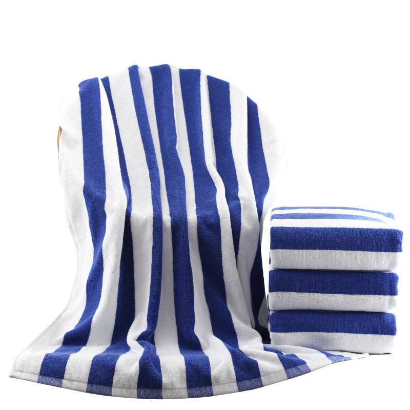 Terry Bath Towel With Vivid Stripe Pattern Stornfield