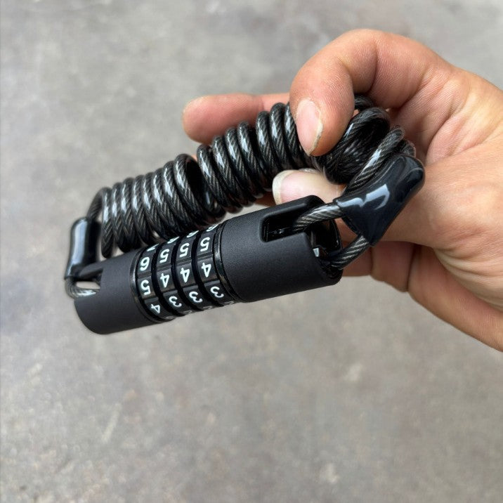Heavy-Duty Coiled Cable Bicycle Lock Stornfield