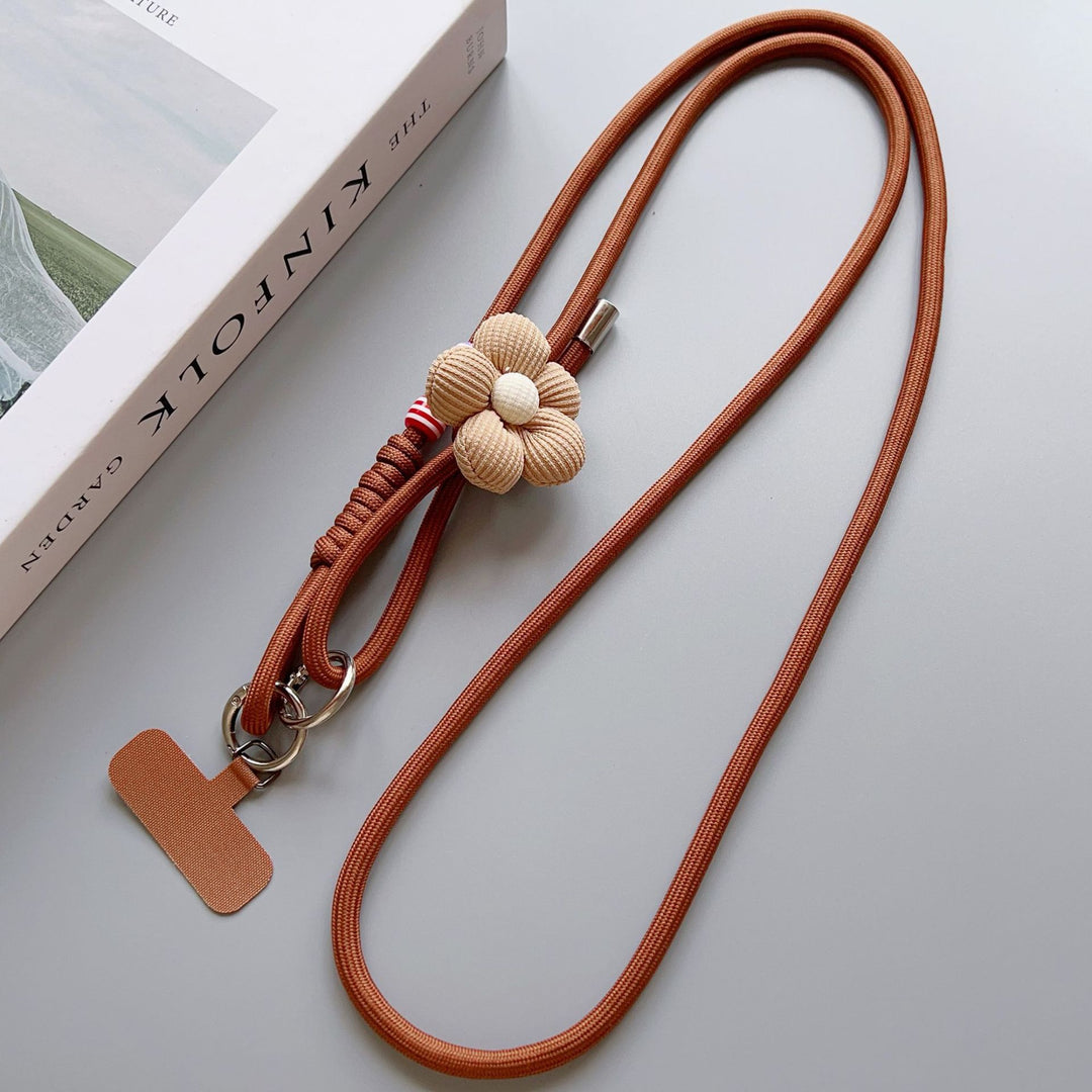 Decorative Flower Charm Phone Lanyard Stornfield