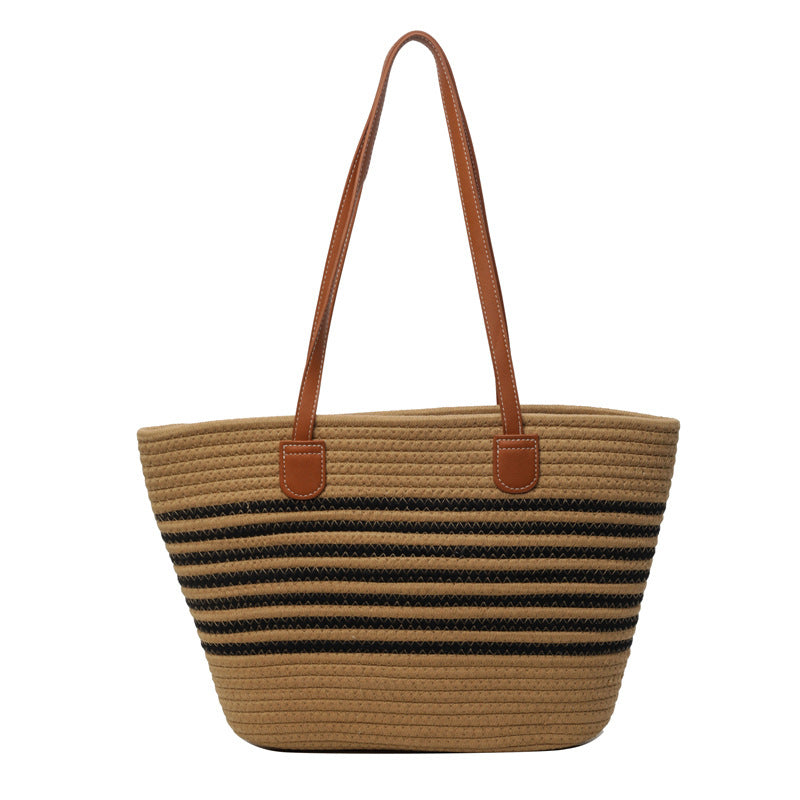 Stylish Striped Beach Tote Stornfield