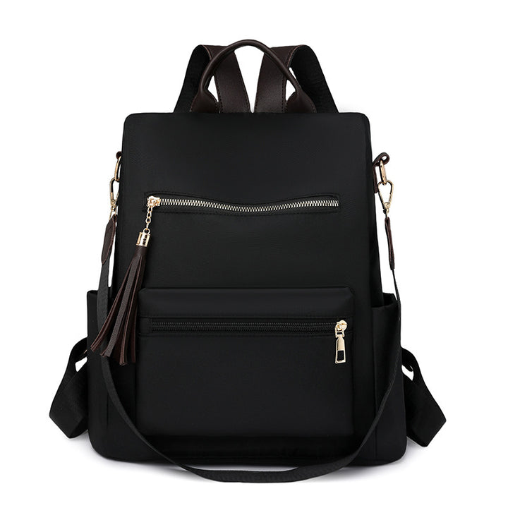 Elegant Multi-Pocket Backpack with Detachable Strap Stornfield