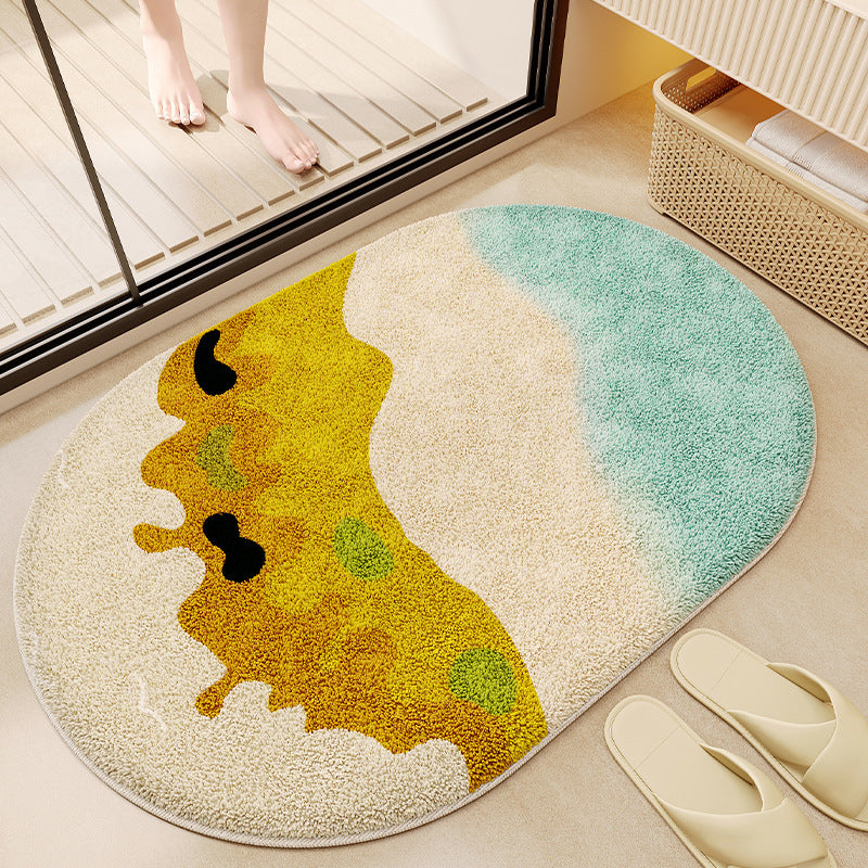 Artistic Plush Bath Mat