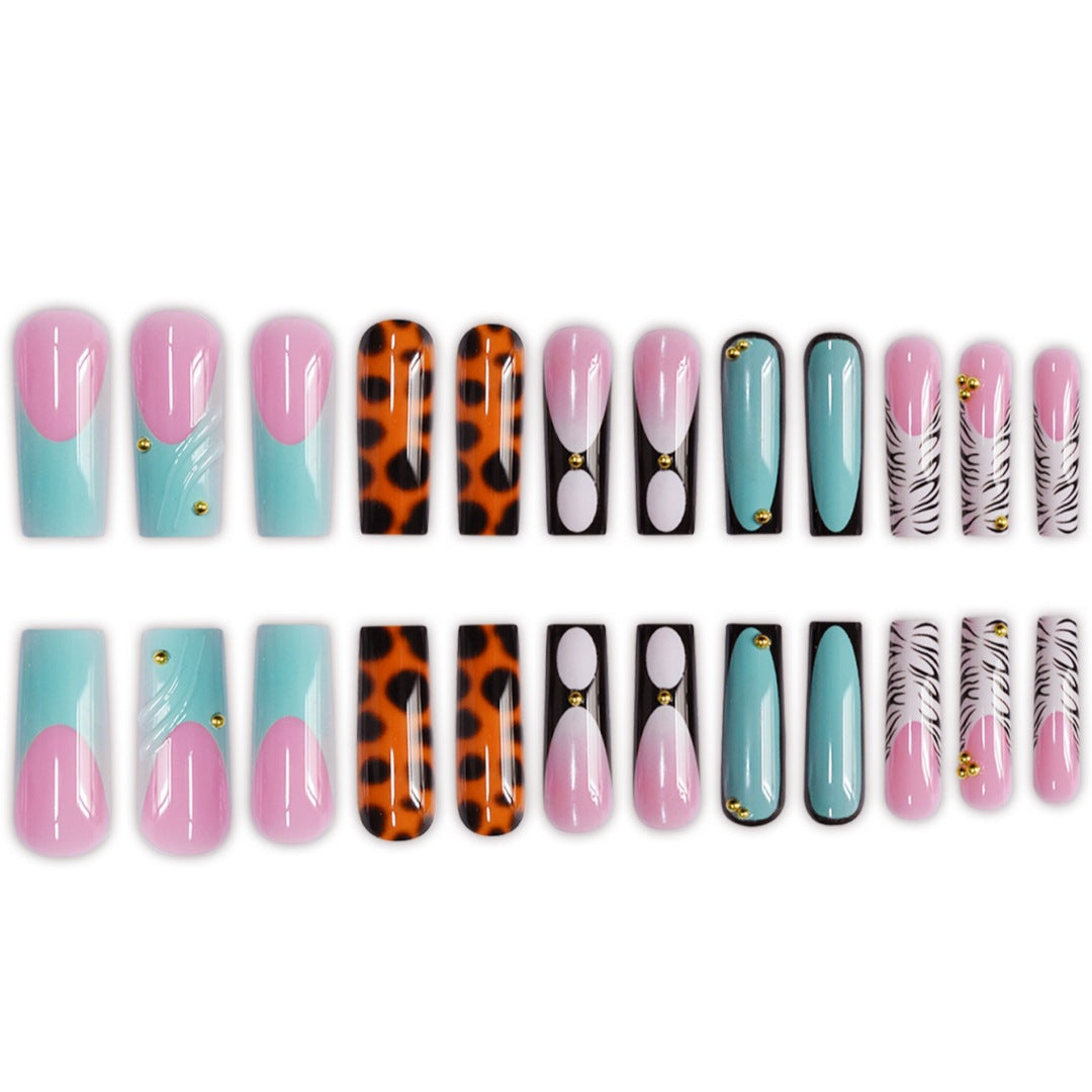Artistic Press-On Nail Art Set Stornfield
